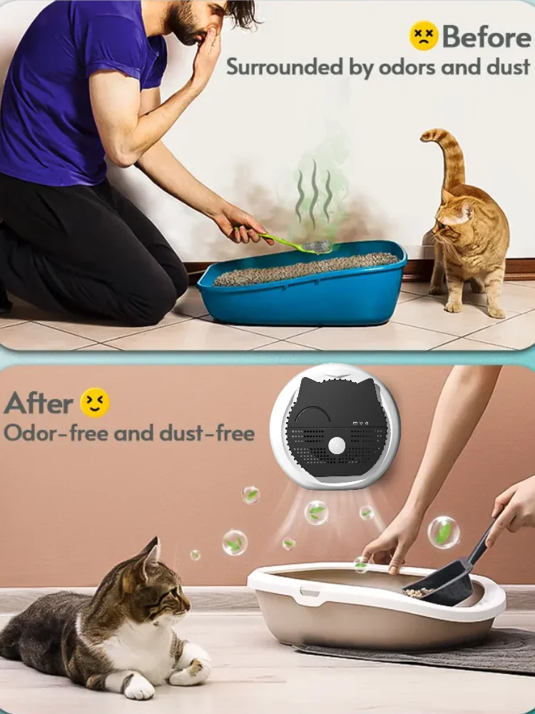 Smart Cat Air Purifier Deodorizer PawsomeMom